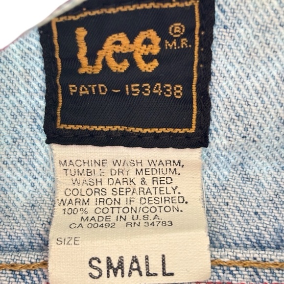 Vintage Lee Rider Denim Jacket Womens Small Custom Western Rodeo Made in the USA - Picture 12 of 14